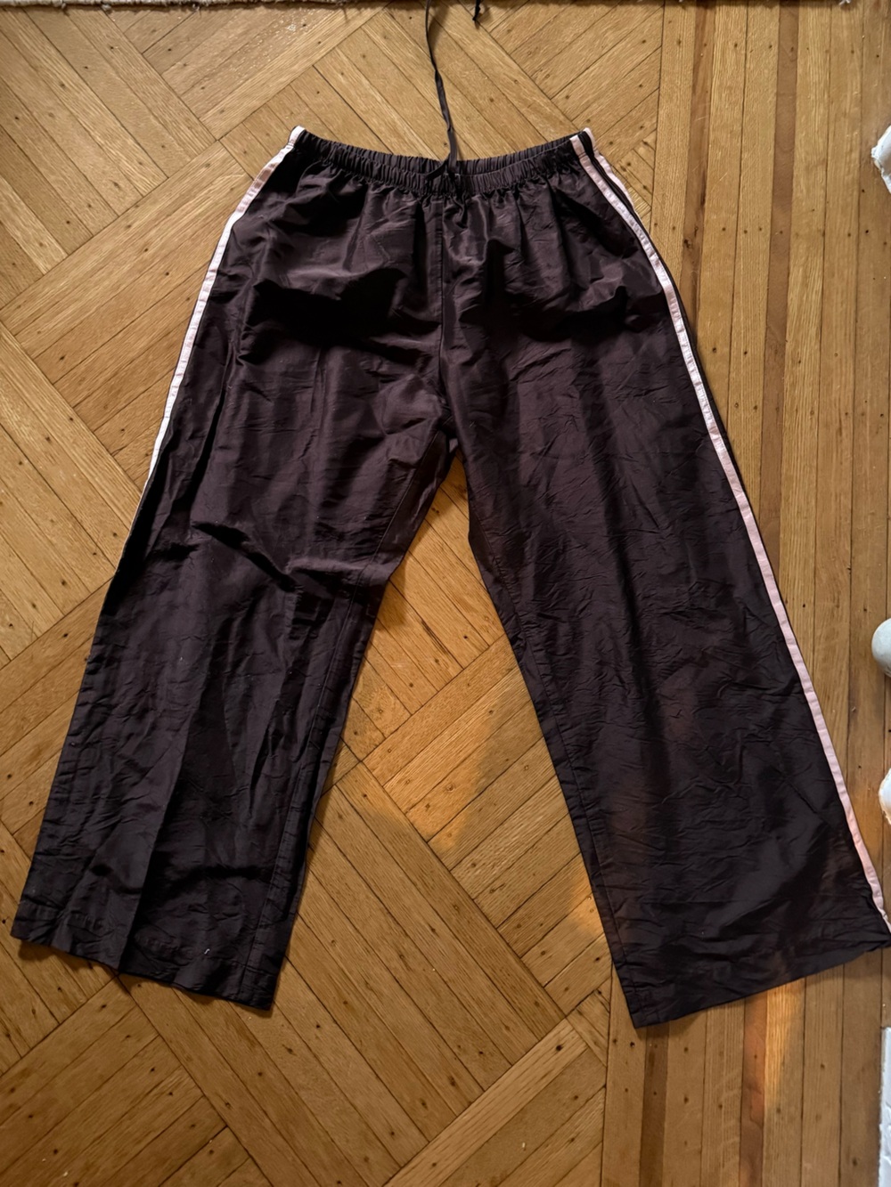 Donni taffeta track pants brown - Picture 3 of 6